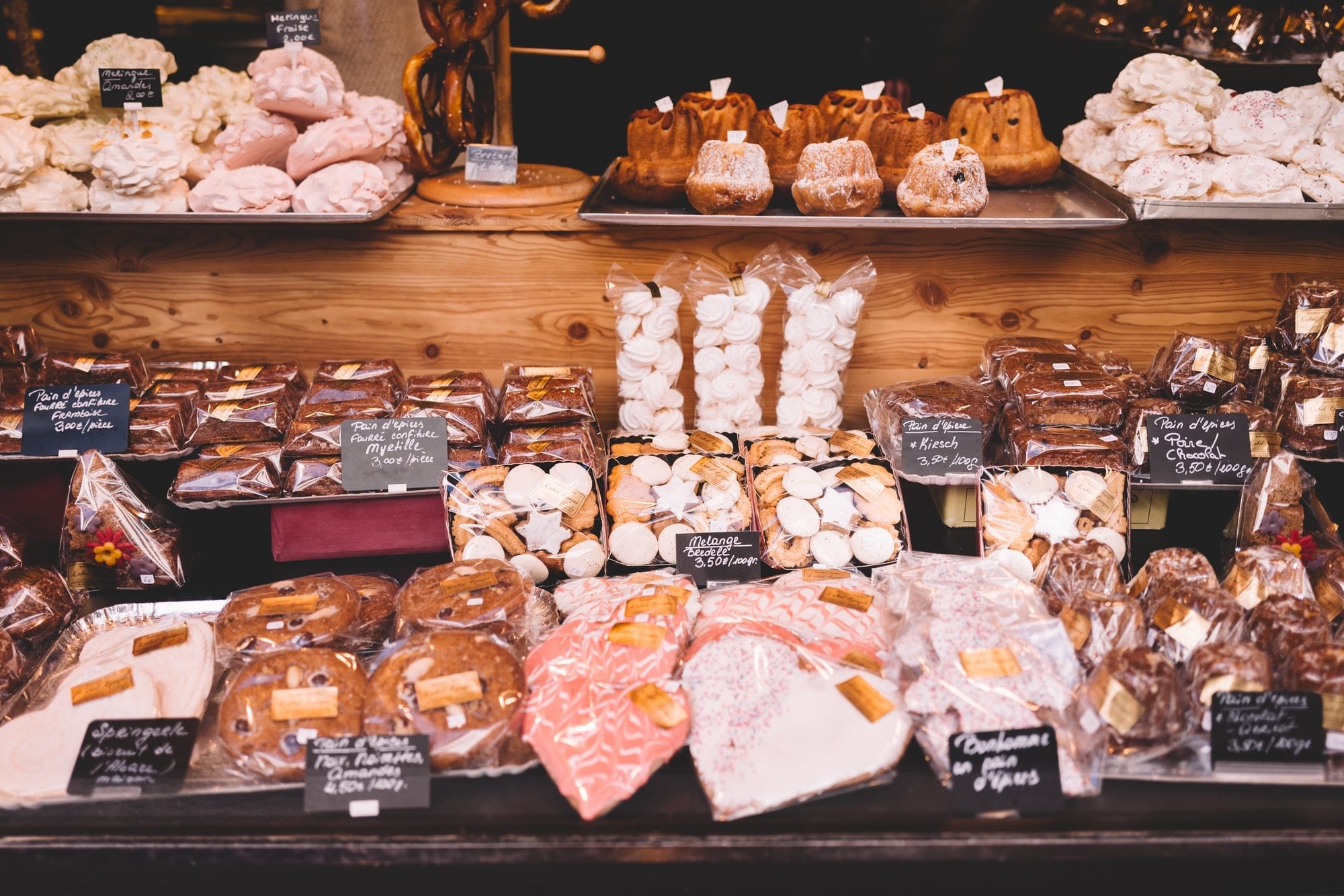 Sweets on the shelf